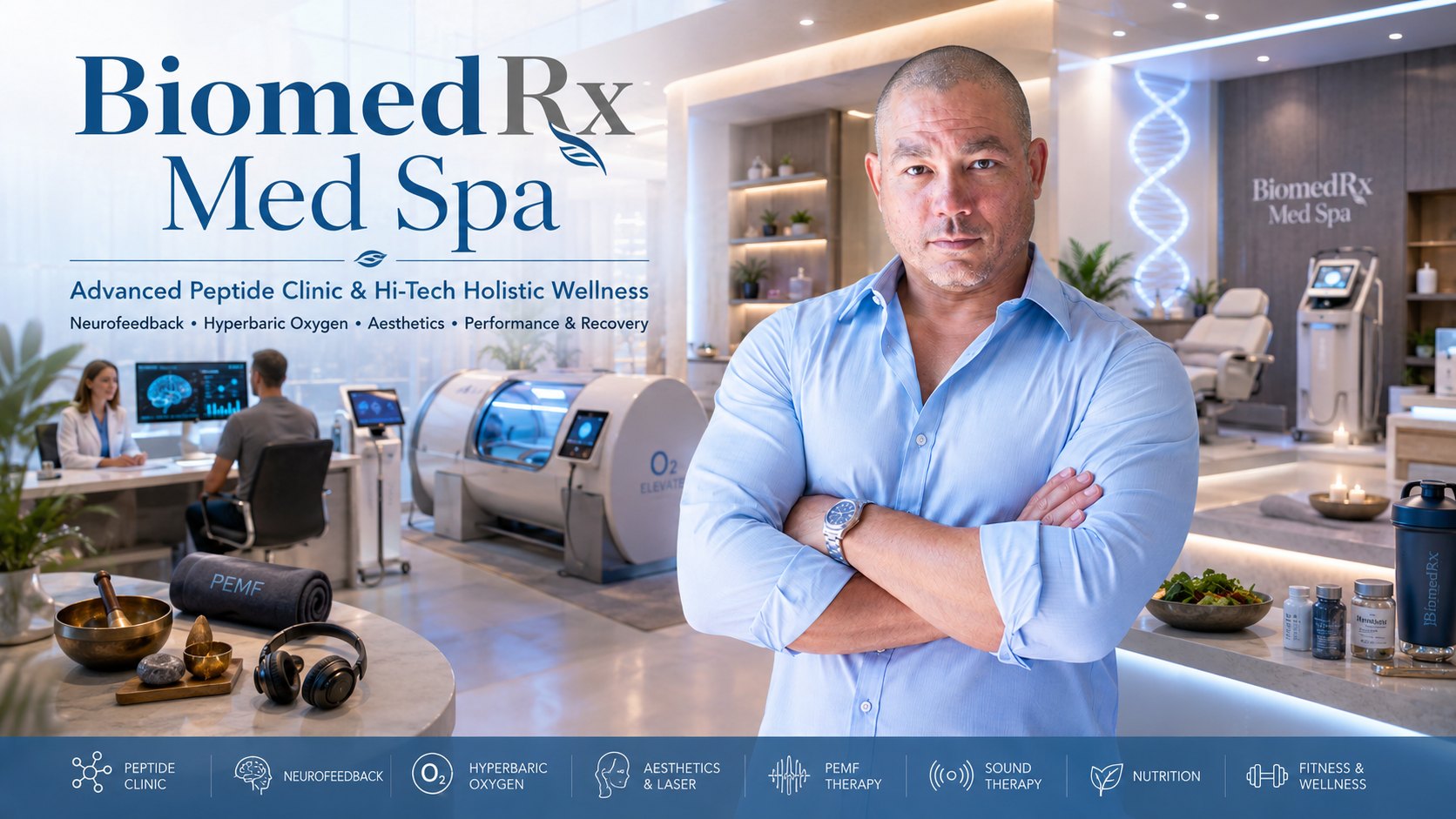 BiomedRx Med Spa - advanced peptide clinic and hi-tech holistic wellness